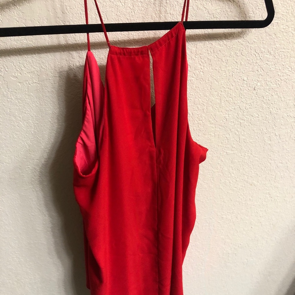 Red Razorback tank top - Picture 2 of 2